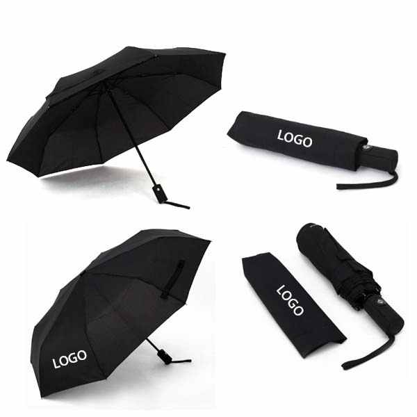 42” 8Manuale costole Aperto promozionale 3 piegare Umbrella