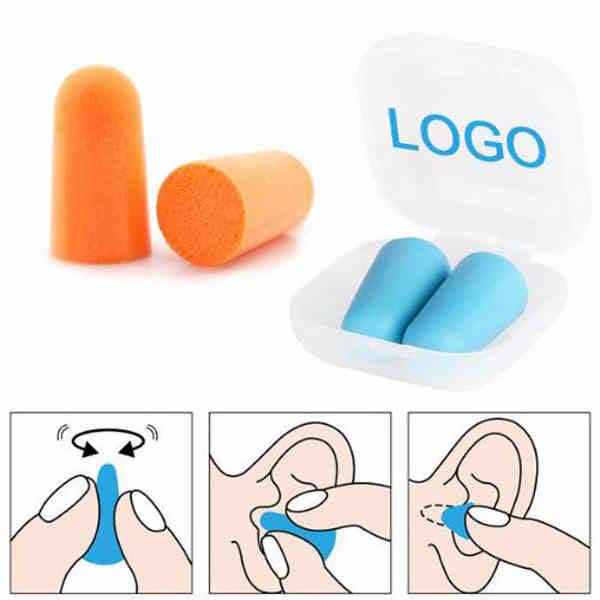 Comfort Ear Plugs with Plastic Frosted Protective Case