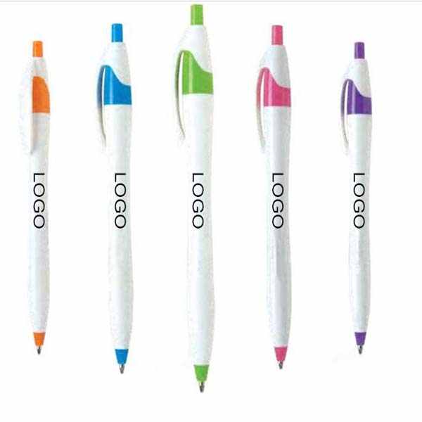 plastic promotional advertising ballpoint pen